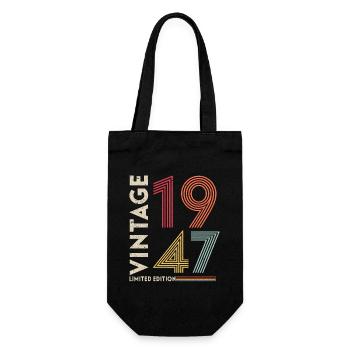 Vintage 1947 Limited edition - Gift Bag for Bottles - black - Front