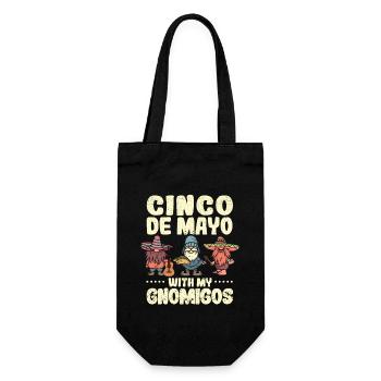 Cinco De Mayo avec mes Gnomigos Sombrero Maracas - Sac à bouteille - noir - Devant