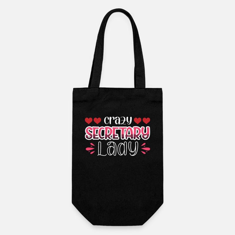 Secrétaire folle - Sac à bouteille - noir