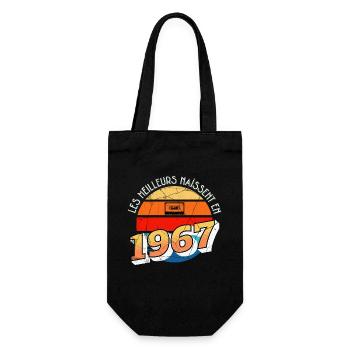 1967 Cadeau Pour Anniversaire année de Naissance - Sac à bouteille - noir - Devant
