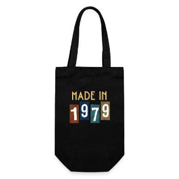 1979 Cadeau Pour Anniversaire année de naissance - Sac à bouteille - noir - Devant