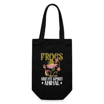 Frösche Fangen Frosch Kinder Kröten - Gift Bag for Bottles - black - Front