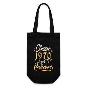 Anniversaire 1970 cadeau 1970 Classic 1970 - Sac à bouteille - noir - Devant