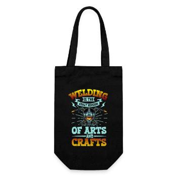Welder Funny Funny Sweat Gift - Gift Bag for Bottles - black - Front