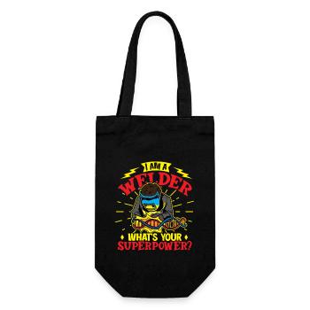 Welder Funny Funny Sweat Gift - Gift Bag for Bottles - black - Front