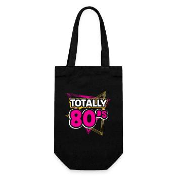 TOTALLY 80'S - Geschenkbeutel für Flaschen - Schwarz - Vorne