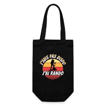 Randonnée Cadeau pour Randonneur Rando Drôle Sport - Sac à bouteille - noir - Devant