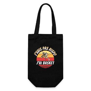 Basketball idée cadeau pour basketteur Sport Drôle - Sac à bouteille - noir - Devant