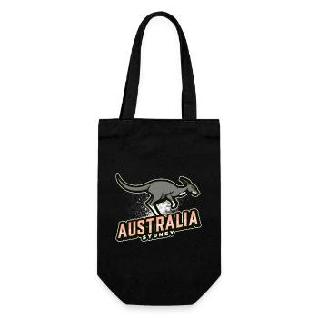 Australia sydney - Geschenkbeutel für Flaschen - Schwarz - Vorne