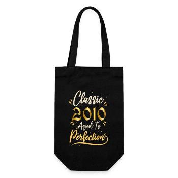 Anniversaire 2010 cadeau 2010 Classic 2010 - Sac à bouteille - noir - Devant