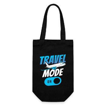 Travel mode - Gift Bag for Bottles - black - Front