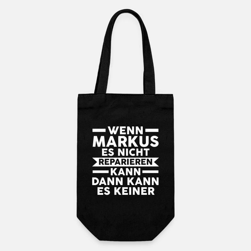 Markus - Geschenkbeutel für Flaschen - Schwarz