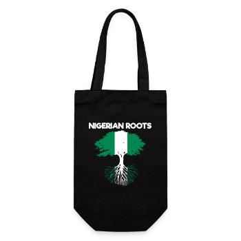 Nigeria Nigerian Africa Flag Pride I Gift - Gift Bag for Bottles - black - Front
