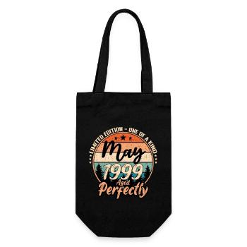 May 1999 anniversary 1999 legends May - Gift Bag for Bottles - black - Front