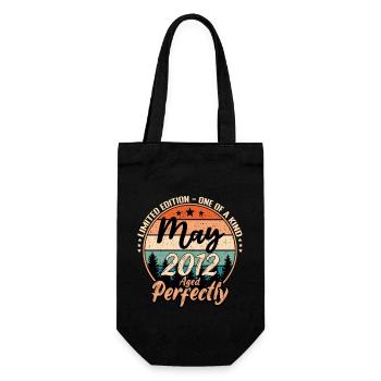 May 2012 anniversary 2012 legends May - Gift Bag for Bottles - black - Front