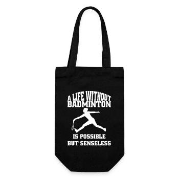 Équipe de badminton de fans de badminton - Sac à bouteille - noir - Devant