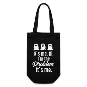 It's Me, Hi, I'm The Problem - Gift Bag for Bottles - black - Front