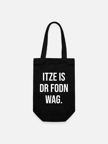 Erzgebirge Jetzt habe ich es vergessen - Geschenkbeutel für Flaschen - Schwarz