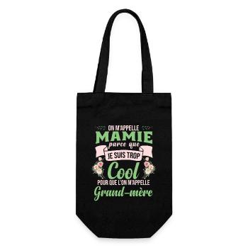 On M'Appelle Mamie Grand-Mère - Sac à bouteille - noir - Devant