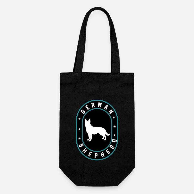 Berger allemand - Sac à bouteille - noir