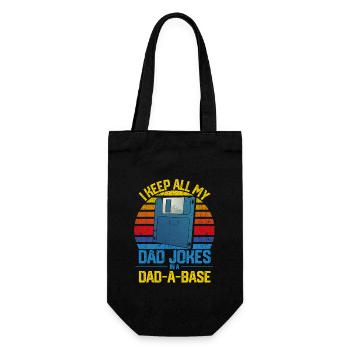Je garde toutes les blagues de mon père dans un papa - Sac à bouteille - noir - Devant