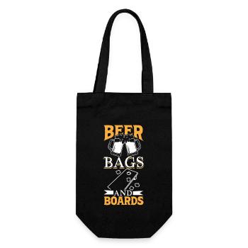 Cornhole Throwing Cornhole Player Cornhole Lover Cornhole lover - Sac à bouteille - noir - Devant