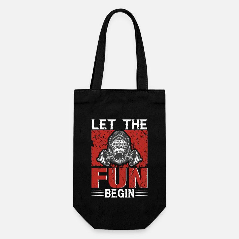 Que le plaisir commence - Sac à bouteille - noir
