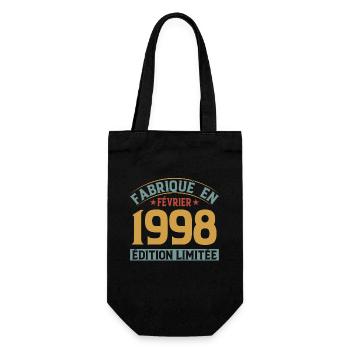 Fabriqué En Février 1998 Édition Limitée - Sac à bouteille - noir - Devant