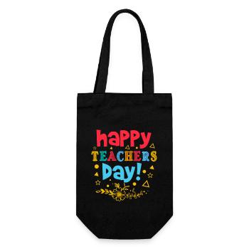 JOYEUX JOUR DES ENSEIGNANTS 3 - Sac à bouteille - noir - Devant
