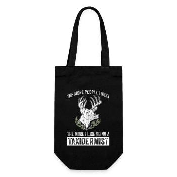 Taxidermie Taxidermist Tiermontage - Gift Bag for Bottles - black - Front