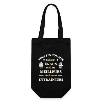 coach basket humour entraineur basketball homme - Sac à bouteille - noir - Devant