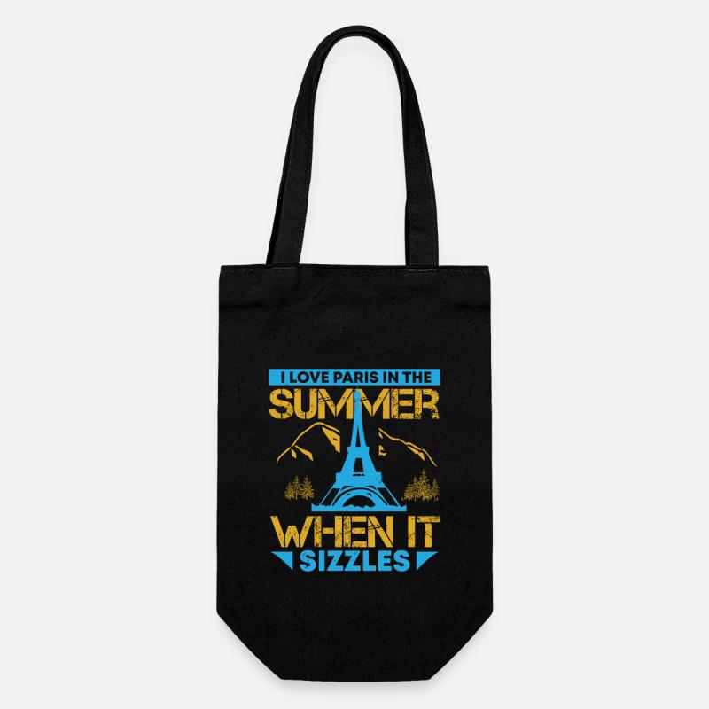 J’AIME PARIS EN ÉTÉ QUAND ÇA GRÉSILLE - Sac à bouteille - noir