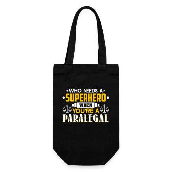 Paralegal When You're A Paralegal - Gift Bag for Bottles - black - Front
