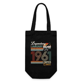 Cadeau d’anniversaire Janvier 1961 Edition Limitée - Sac à bouteille - noir - Devant