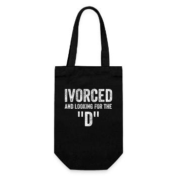 Ivorcé et à la recherche du t-shirt divorcé D - Sac à bouteille - noir - Devant