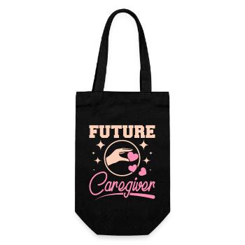Training for future nurses - Gift Bag for Bottles - black - Front