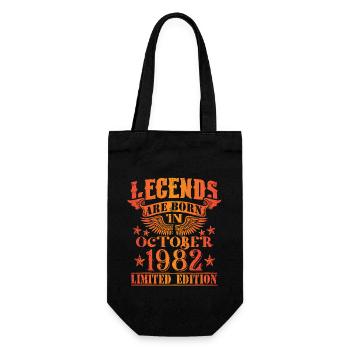 Anniversaire Octobre 1982 Edition Limitée Millésime - Sac à bouteille - noir - Devant
