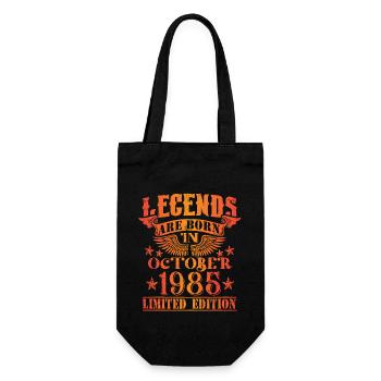Anniversaire Octobre 1985 Edition Limitée Millésime - Sac à bouteille - noir - Devant