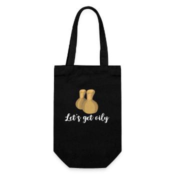 Aromathérapie Chemise Huile de Massage - Sac à bouteille - noir - Devant