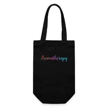 Aromatherapie - Geschenkbeutel für Flaschen - Schwarz - Vorne