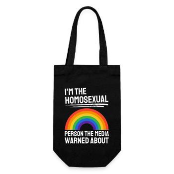 Rainbow Gay Pride Cadeau LGBT - Sac à bouteille - noir - Devant