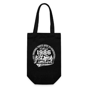 Les meilleures femmes sont nées en 1986 - Sac à bouteille - noir - Devant