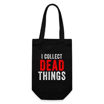 I Collect Dead Things - Gift Bag for Bottles - black - Front