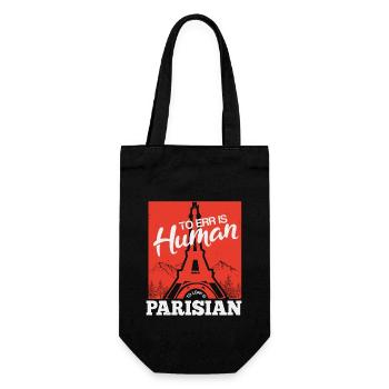 IRREN IST MENSCHLICH PARIS - Geschenkbeutel für Flaschen - Schwarz - Vorne