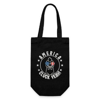 Cluck yes chicken July 4th glasses t shirt boys - Gift Bag for Bottles - black - Front