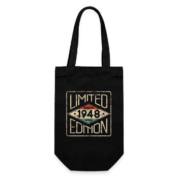 Limitierte Edition Awesome Vintage 1948 Geburtstag - Geschenkbeutel für Flaschen - Schwarz - Vorne