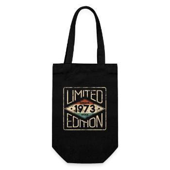 Limited Edition Awesome Vintage 1973 Birthday - Gift Bag for Bottles - black - Front