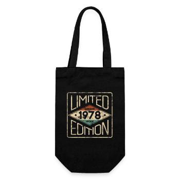 Limitierte Edition Awesome Vintage 1978 Geburtstag - Geschenkbeutel für Flaschen - Schwarz - Vorne