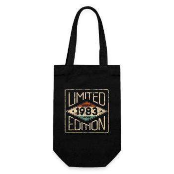 Limited Edition Awesome Vintage 1983 Birthday - Gift Bag for Bottles - black - Front