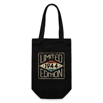 Limitierte Edition Awesome Vintage 1944 Geburtstag - Geschenkbeutel für Flaschen - Schwarz - Vorne